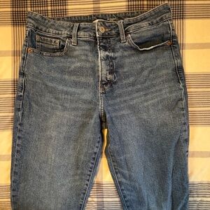 Old Navy O.G. Straight High Rise Blue Jeans